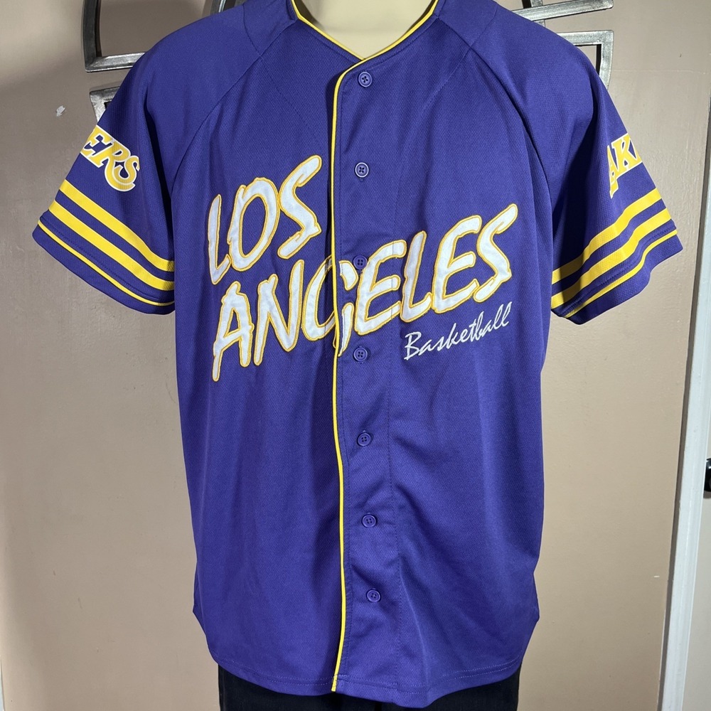 Los Angeles LAKERS Jersey Basketball‎ Shirt NBA LA Men's Sz X-Large